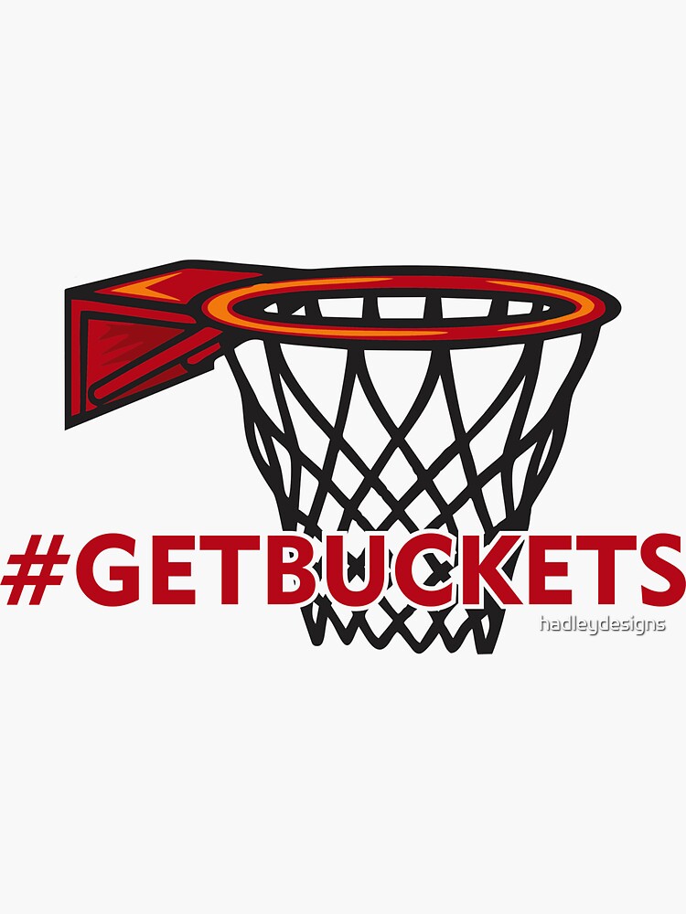 Pegatina «Getbuckets Brackets de la locura del baloncesto de marzo de