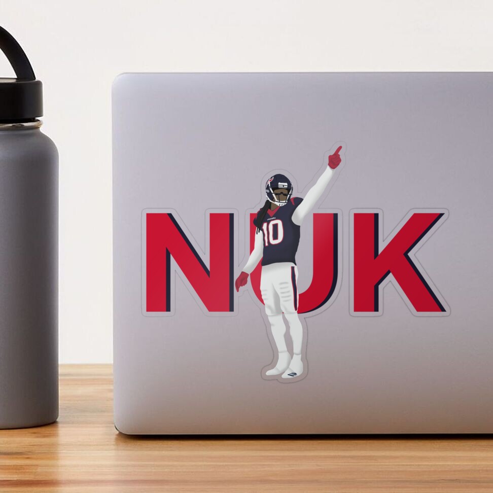 DeAndre Hopkins “NUK” Texans T-Shirt/Sticker' Sticker for Sale by  drivesports