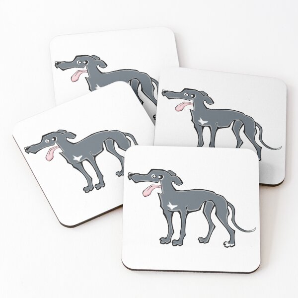 Item preview, Greyhound - Blue (Full Body) WHITE BG designed and sold by TheChicken.