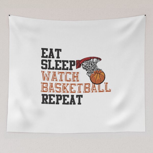 Item preview, Eat Sleep Watch Basketball designed and sold by hadleydesigns.