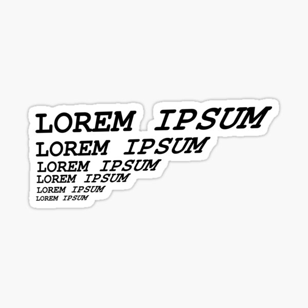 Lorem Ipsum Sticker