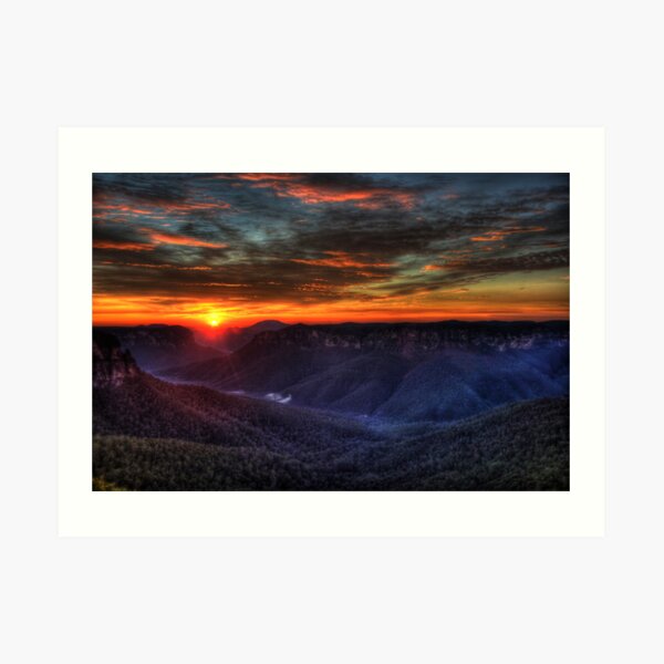Govett's Leap Lookout Art Print