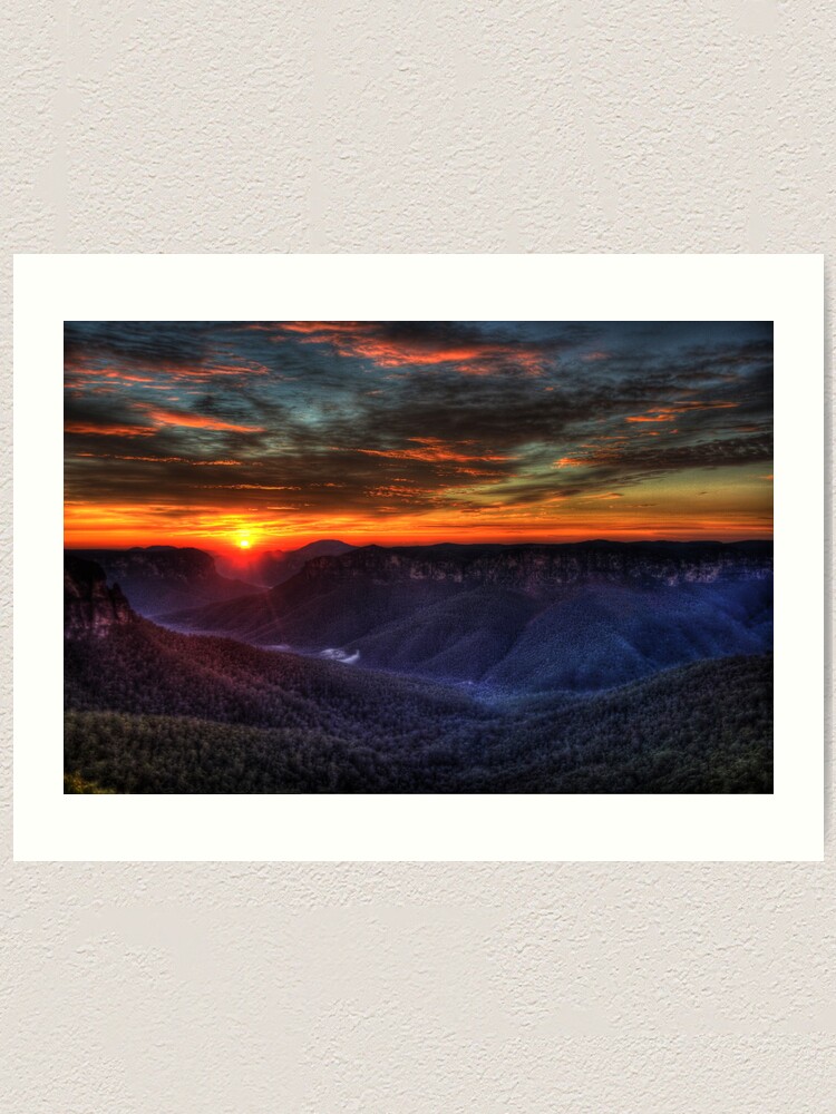 Alternate view of Govett's Leap Lookout Art Print