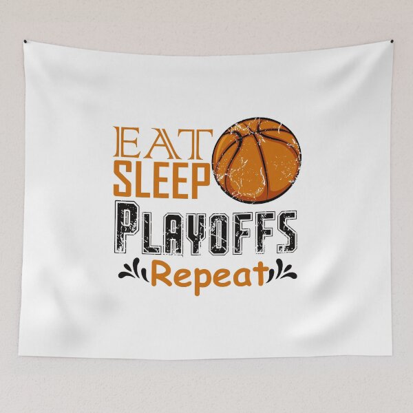 Item preview, Eat Sleep Playoffs Repeat College March Brackets Tournament designed and sold by hadleydesigns.