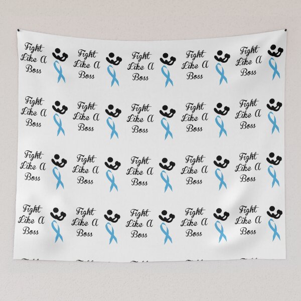 Item preview, Fight Like A Boss - Blue Ribbon designed and sold by sinsvirtues.