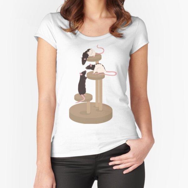Climbing Ratties Fitted Scoop T-Shirt