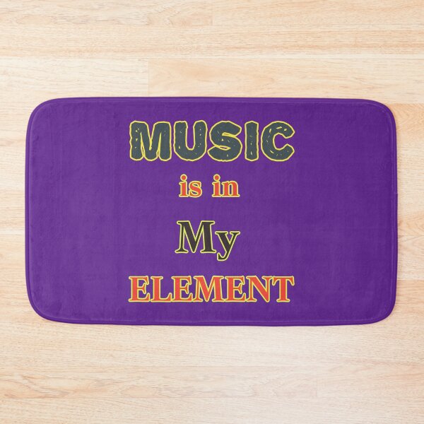 Item preview, Music is in My Element Quote in Multicolored Text designed and sold by Sendreka.