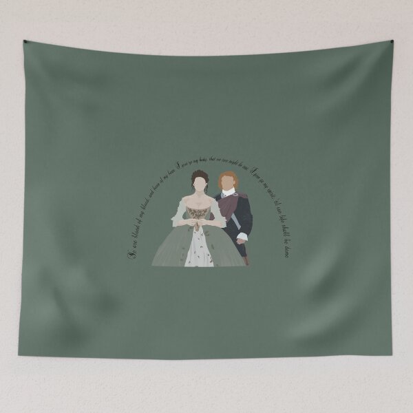 Item preview, Outlander - Jamie and Claire Fraser's wedding designed and sold by Turquoise Tortoise.