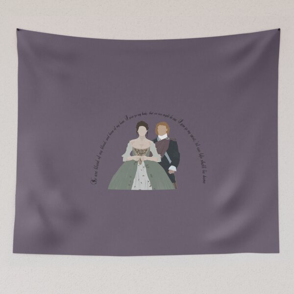 Item preview, Copy of Outlander - Jamie and Claire Fraser's wedding designed and sold by Turquoise Tortoise.