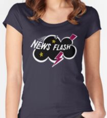 Muppet News Flash - Logo Design Women's Fitted Scoop T-Shirt