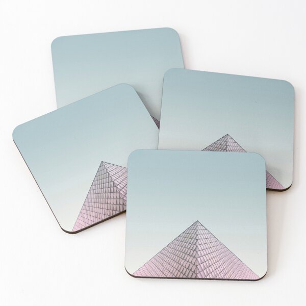 Item preview, Pink Pyramid, Modern Minimalist Art designed and sold by moderntrend.