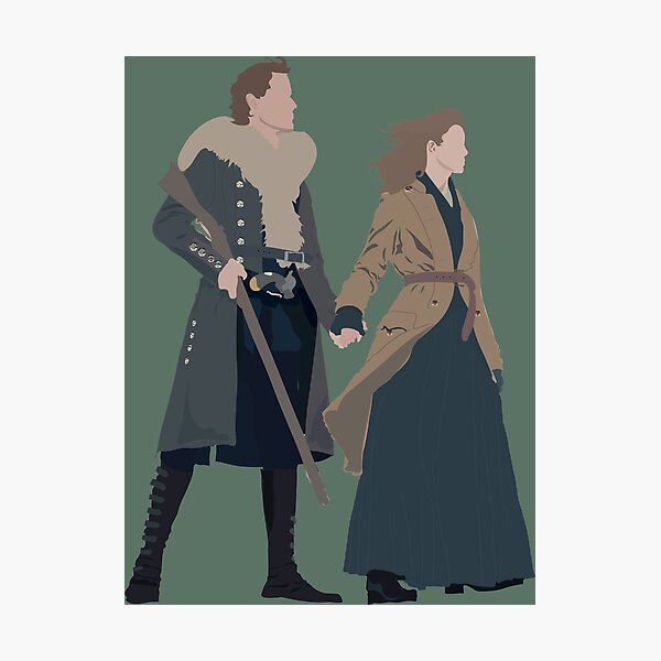 Item preview, Outlander - Jamie and Claire Fraser designed and sold by Turquoise Tortoise.