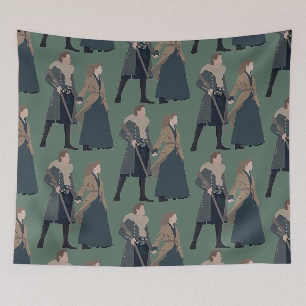 Item preview, Outlander - Jamie and Claire Fraser designed and sold by Turquoise Tortoise.