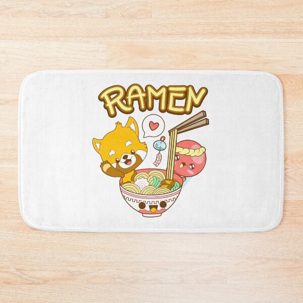 Item preview, Cute kawaii red panda and octopus eat ramen designed and sold by Trendy Store.