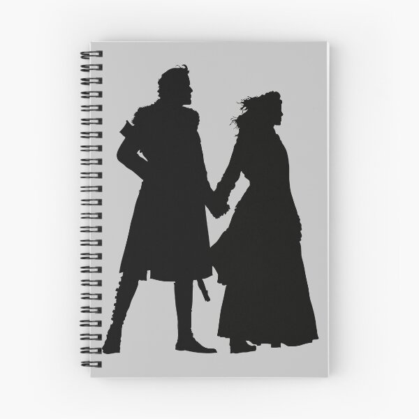 Item preview, Outlander - Jamie and Claire Fraser outline designed and sold by Turquoise Tortoise.