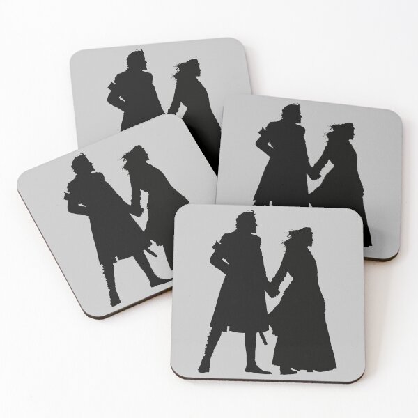 Item preview, Outlander - Jamie and Claire Fraser outline designed and sold by Turquoise Tortoise.