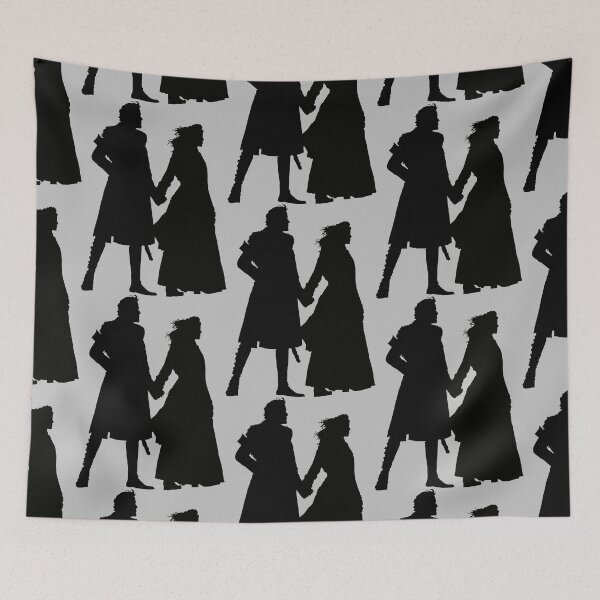 Item preview, Outlander - Jamie and Claire Fraser outline designed and sold by Turquoise Tortoise.