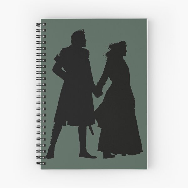 Item preview, Outlander - Jamie and Claire Fraser outline designed and sold by Turquoise Tortoise.