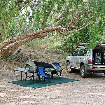 Artwork thumbnail, Campsite on the Gregory River at Gregory, Qld by RICHARDW