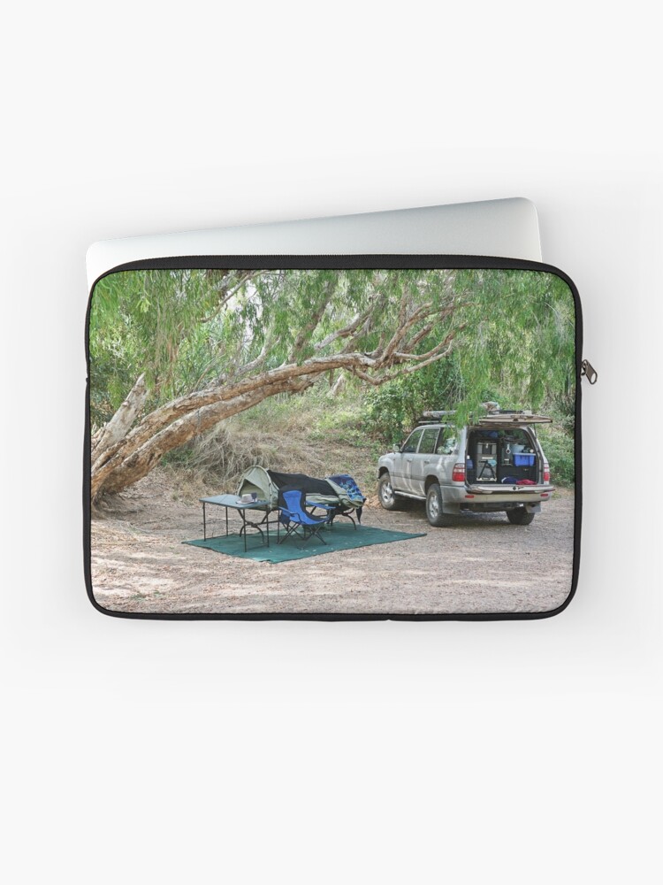 Thumbnail 1 of 2, Laptop Sleeve, Campsite on the Gregory River at Gregory, Qld designed and sold by RICHARDW.