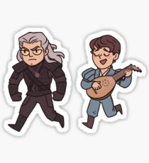 Geralt and Jaskier Sticker