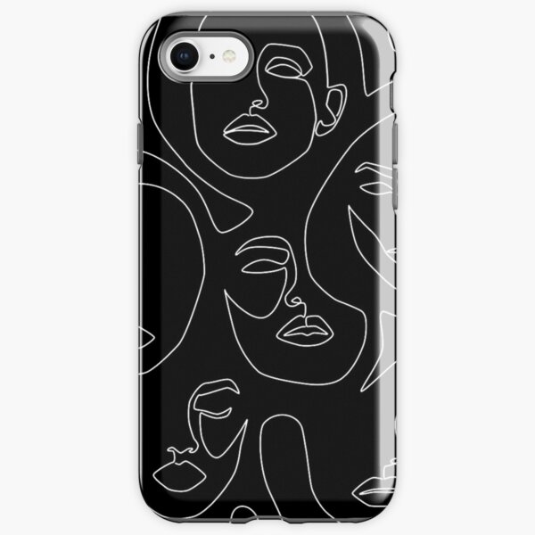 Faces in Dark iPhone Tough Case