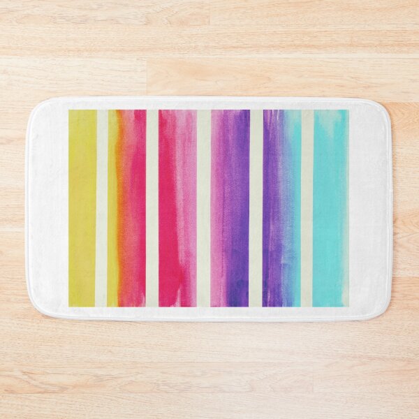 Item preview, Colorful striped pattern in watercolor designed and sold by Bonheurem.