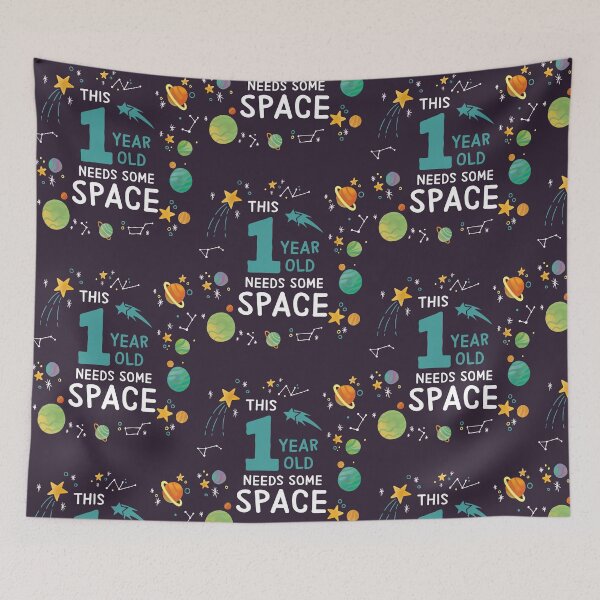 Item preview, Kids This 1 Year Old Needs Some Space Funny Planets Science Geek print designed and sold by doodabobs.