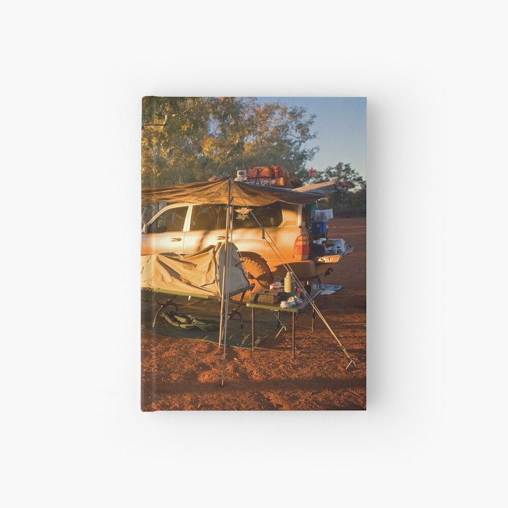 Camping at North Pool, Canning Stock Route, WA Hardcover Journal