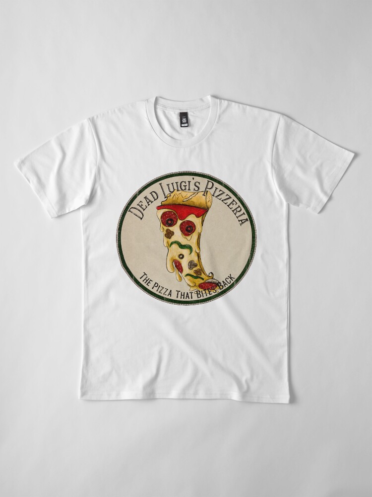 Alternate view of Dead Luigi's Pizzeria Premium T-Shirt