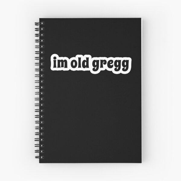 Item preview, I'm Old Gregg Popular Meme Speech Mood black designed and sold by sosavvvy.