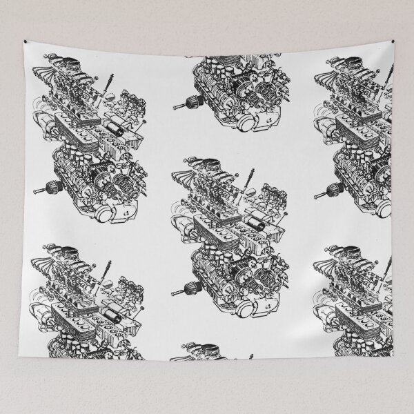 Item preview, Benelli Six Exploded drawing (pixelated) designed and sold by timothybeighton.
