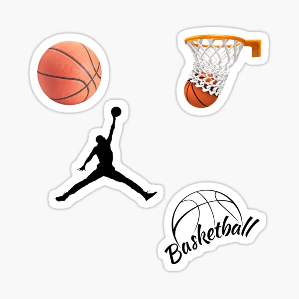 paquete de pegatinas de baloncesto Pegatina