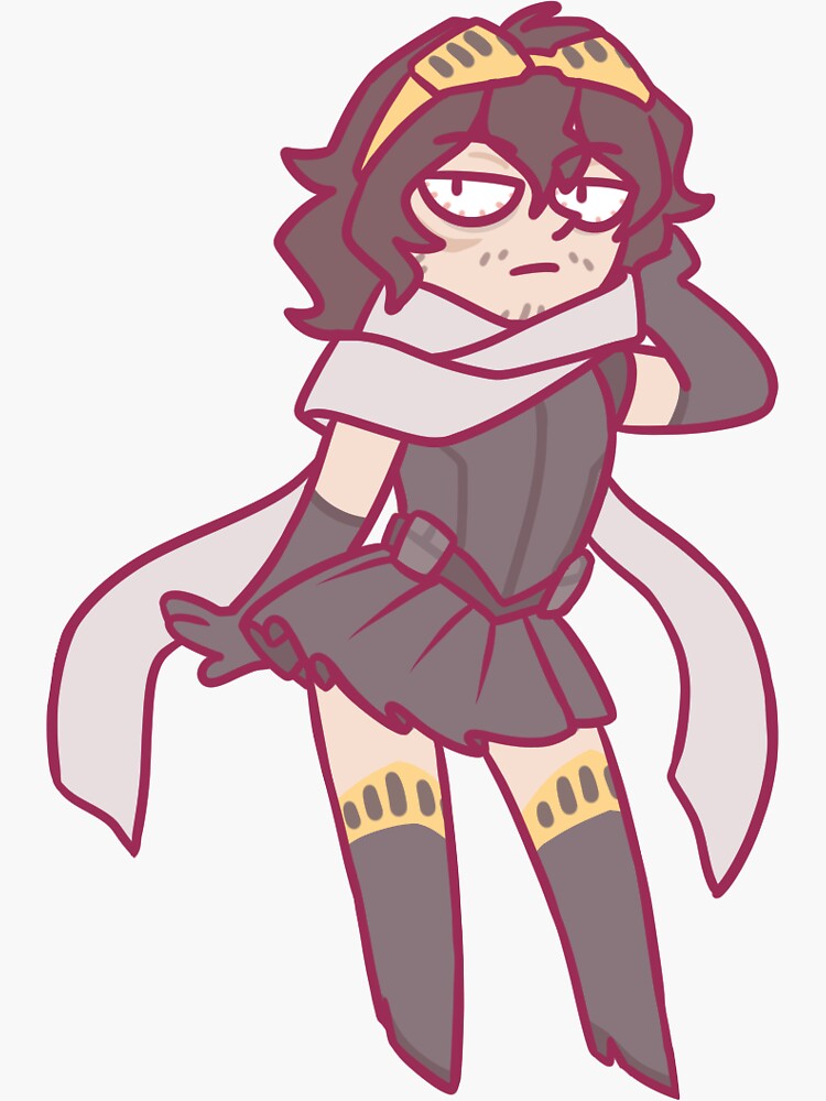 "Magical Girl Eraserhead" Sticker for Sale by annmonster Redbubble