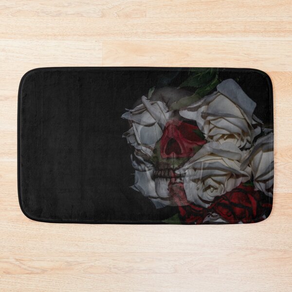 Item preview, rose flower skull designed and sold by Sam Mitchell.