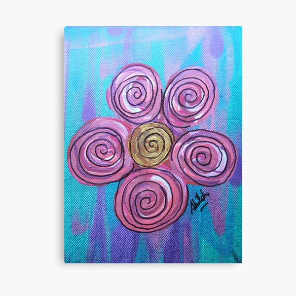 Spiral Bloom Canvas Print
