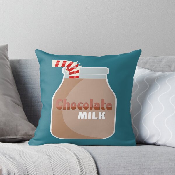 Item preview, Chocolate Milk Lovers Drinking Jar Red Stripe Straw Gift designed and sold by Maljonic.