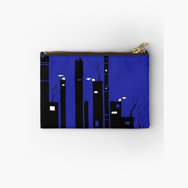 Item preview, Space Cows on Night City Buildings designed and sold by Adventures Are Dangerous.