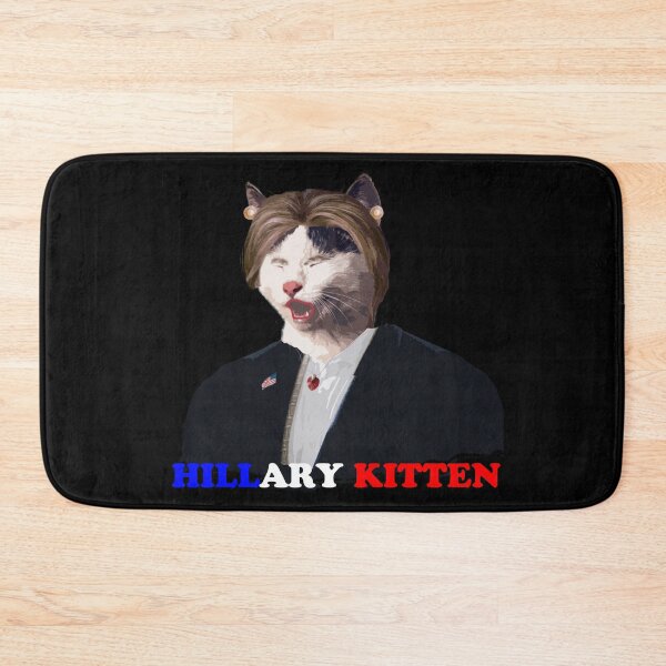 Artikelvorschau, Hillary Kätzchen für Purrsident entworfen und verkauft von PurrEffect-Tees.