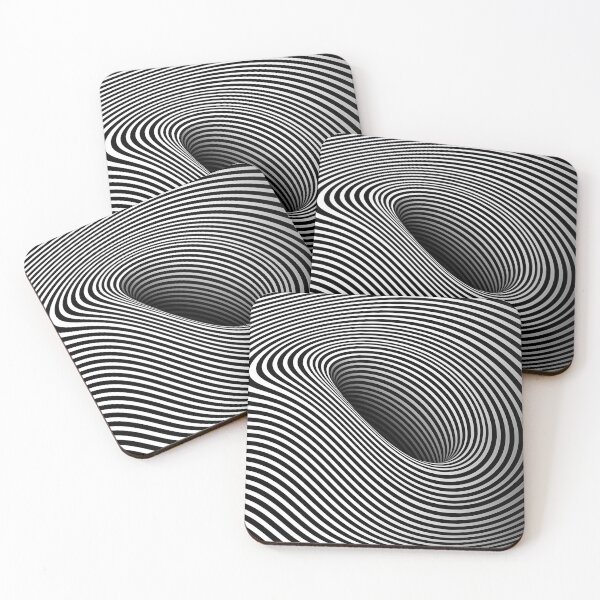 Item preview, Black hole pattern hypnosis in black and white designed and sold by BestStuffDepot.