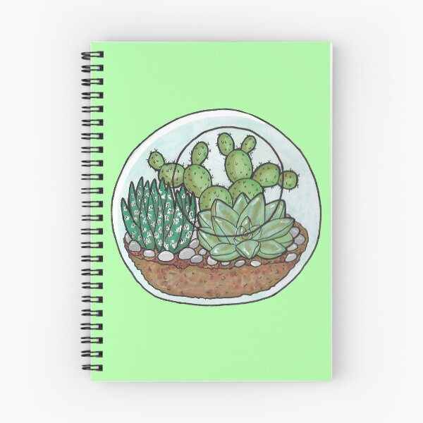 Item preview, lil cactis in a terrarium designed and sold by Charis Woodrow.