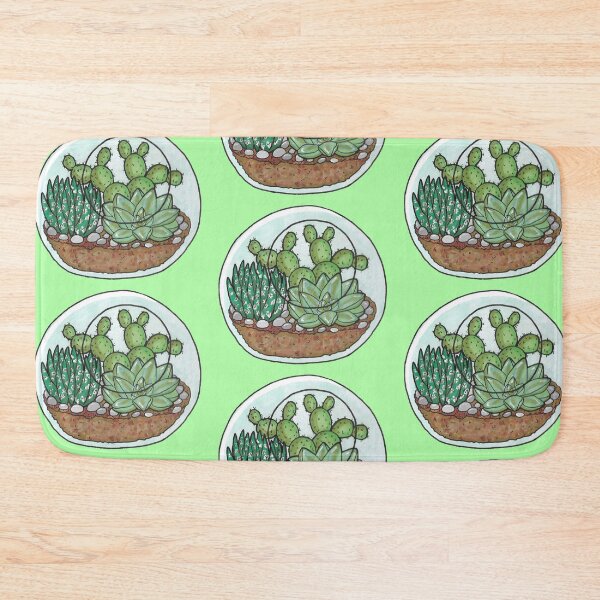 Item preview, lil cactis in a terrarium designed and sold by Charis Woodrow.