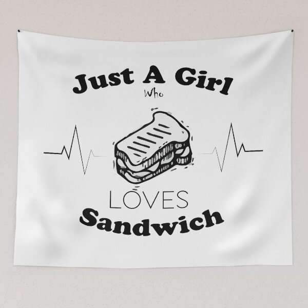 Item preview, Just A Girl Who Loves Sandwich | Sandwich Mom Shirt | Sandwich Gift For Girls designed and sold by Aymane8718.