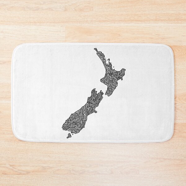 Item preview, New Zealand Map designed and sold by Naoswestvillage.