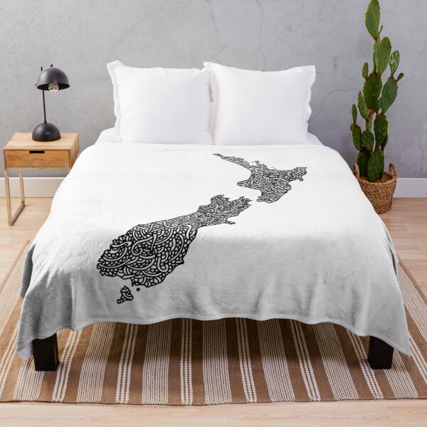 Item preview, New Zealand Map designed and sold by Naoswestvillage.