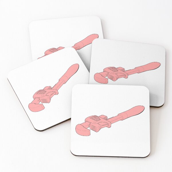 Item preview, Monkey wrench In pink  designed and sold by William Fehr.