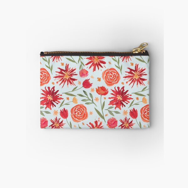 Item preview, Red Flower Burst Pattern designed and sold by Lauren Ullrich.