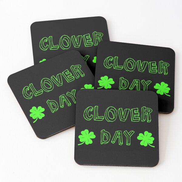Item preview, Clover Day Neon Green Graphic designed and sold by caksamit.