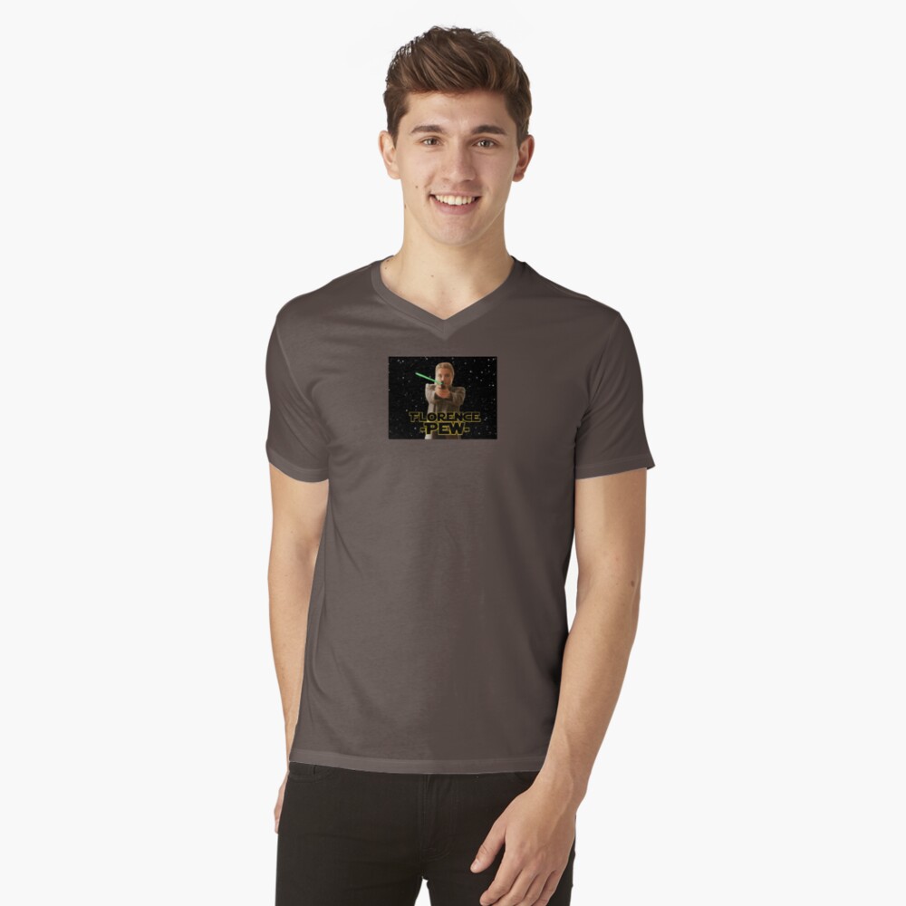 Vista previa del artículo con la obra «Camiseta de cuello en V», diseñado y vendido por AidenCordon.