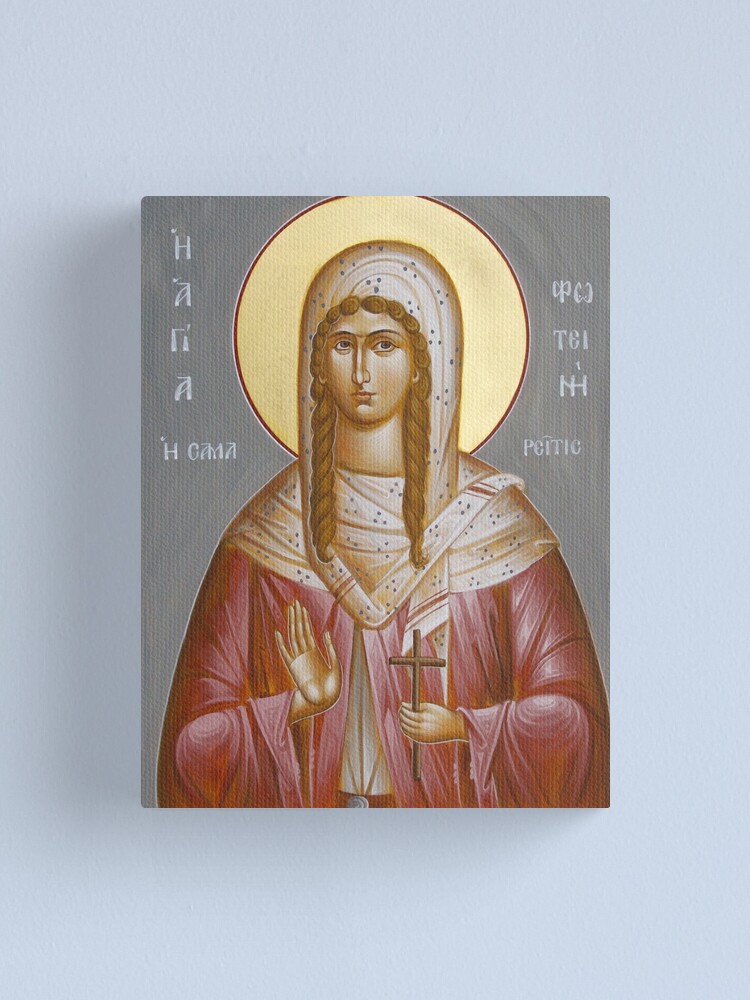 Alternate view of St Photini - The Samaritan Woman Canvas Print